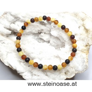 Armband Bernstein Gr.M - 4mm - MATT